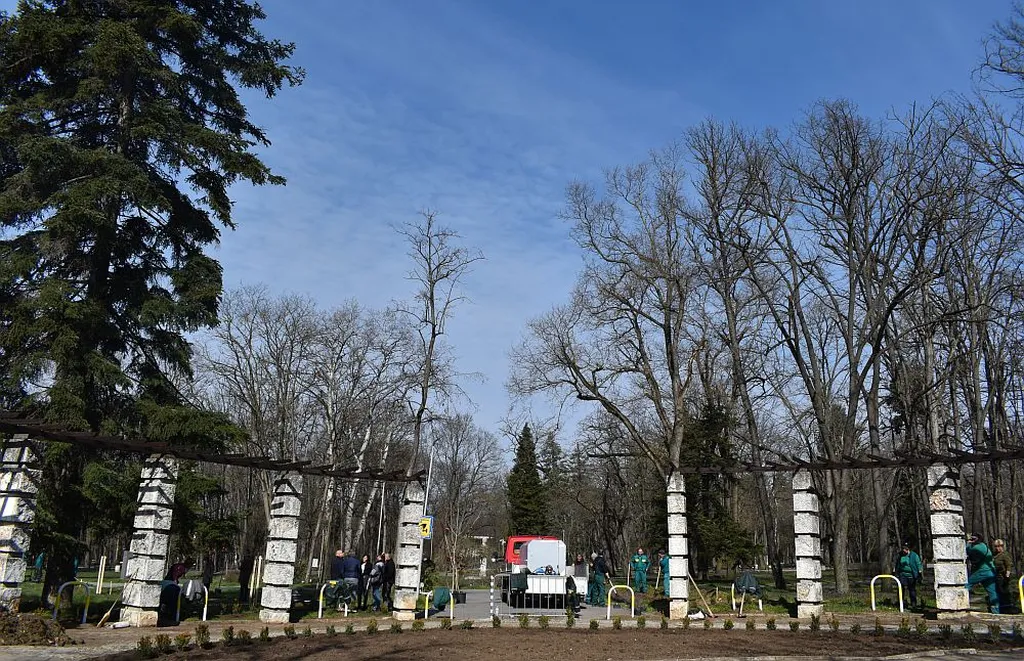 Започна обновяване на растителността в Градския парк: засаждат над 100 нови храсти и дървета 